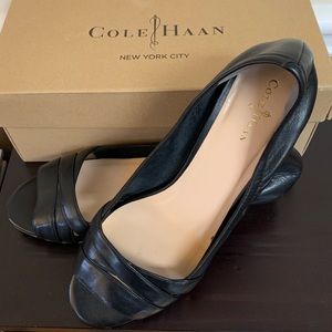 COLE HAAN ‘Amari’ open toe wedges
